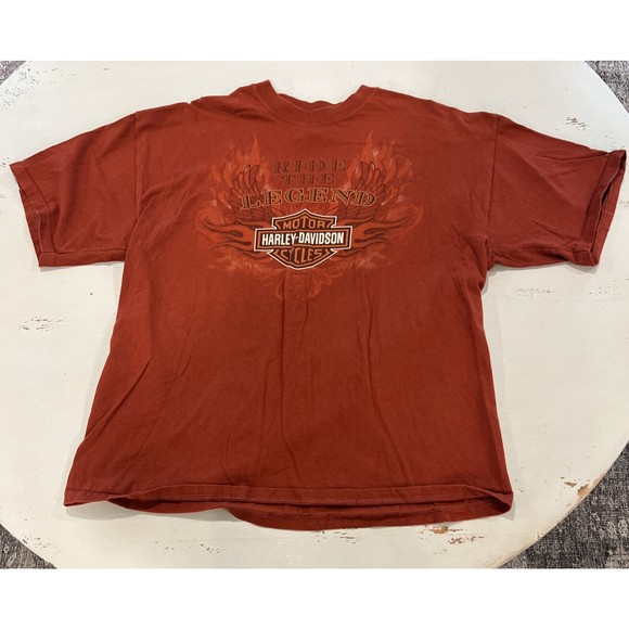 Harley Davidson Appalachian Mechanicsburg PA Ride Legend XL Beefy Tee Shirt Men - Picture 2 of 10